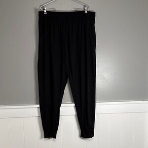 Black Women's Jogger Pants - Relaxed Track Pants